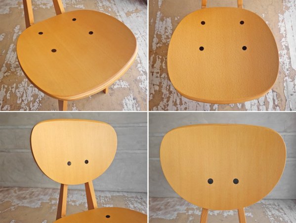 イデー IDEE ダイニングチェア ナチュラル DINING CHAIR Natural 長大作 食卓椅子 ジャパニーズモダン 定価:57,200円 B ♪