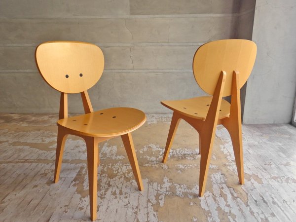 イデー IDEE ダイニングチェア ナチュラル DINING CHAIR Natural 長大作 食卓椅子 ジャパニーズモダン 定価:57,200円 B ♪