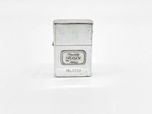 ジッポー zippo オイルライター スターリングシルバー The Only Zippo メタル 1000個限定 USA ●