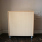 edsbyn office furniture ロールドア × 引き出し3段 ミドルキャビネット 蛇腹 鍵付 棚板欠品 ナチュラル オフィス家具 北欧 スウェーデン ◎