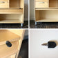 edsbyn office furniture ロールドア × 引き出し3段 ミドルキャビネット 蛇腹 鍵付 棚板欠品 ナチュラル オフィス家具 北欧 スウェーデン ◎