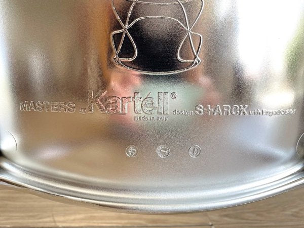 カルテル Kartell マスターズ チェア Masters chair スタッキングチェア クロームフィニッシュ フィリップ・スタルク Philippe Starck 定価￥81,900- A ●