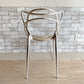 カルテル Kartell マスターズ チェア Masters chair スタッキングチェア メタルフィニッシュ フィリップ・スタルク Philippe Starck 定価￥81,900- B ●