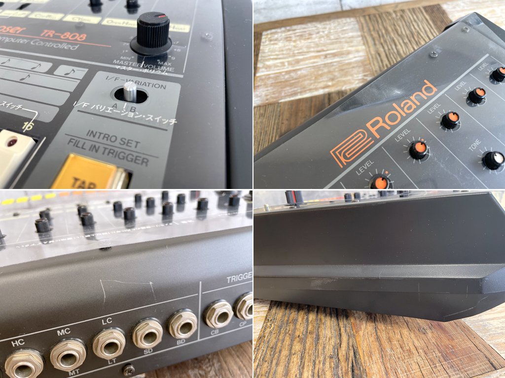 ローランド Roland TR-808 Rhythm Composer リズムマシン シーケンサー ドラムマシン 80's ビンテージ 名機 オーバーホール レストア済 ●