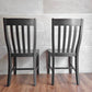 ポッタリーバーン Pottery Barn スクールハウスチェア Schoolhouse Chair ダイニングチェア ブラック 2脚セット ♪