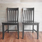ポッタリーバーン Pottery Barn スクールハウスチェア Schoolhouse Chair ダイニングチェア ブラック 2脚セット ♪