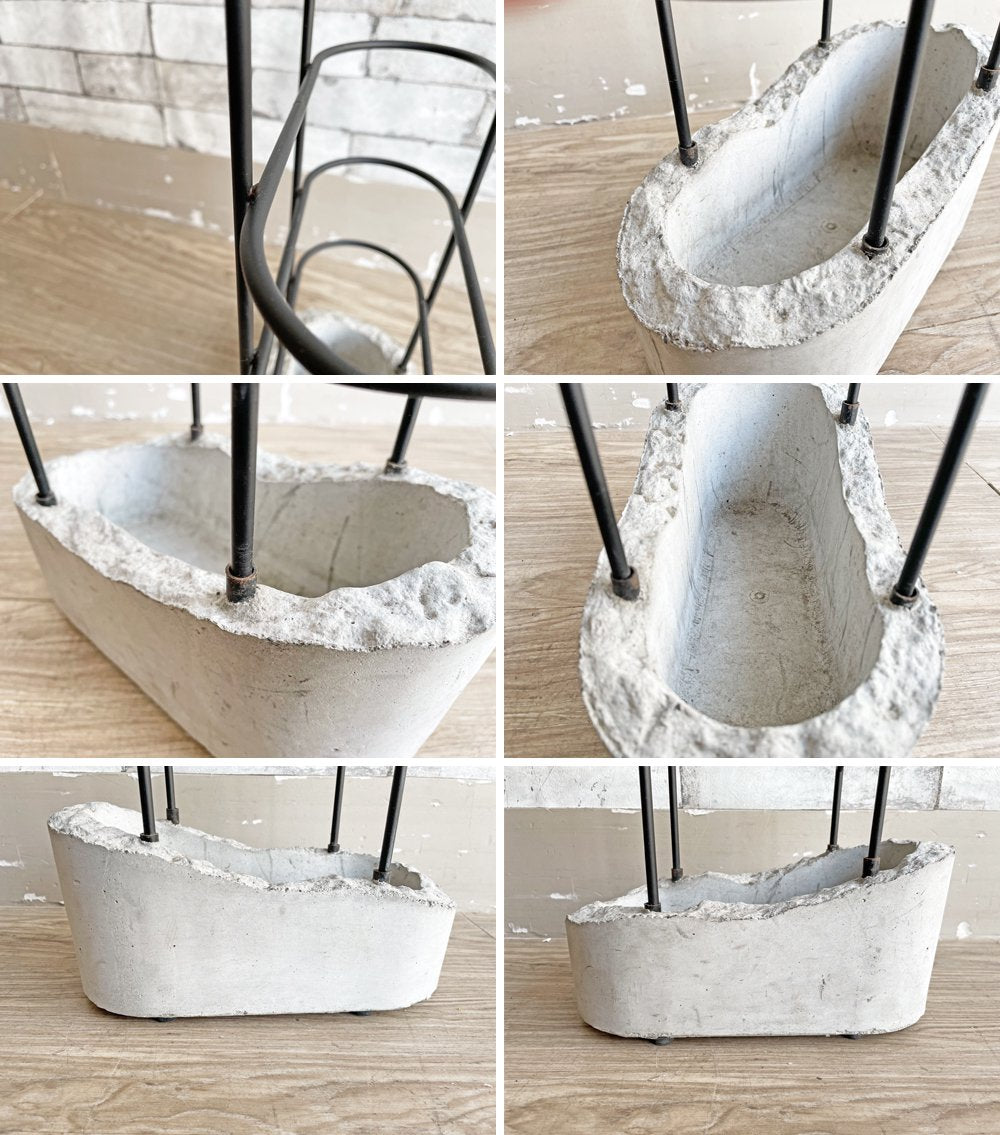 インダストリアルデザイン Industrial Design 傘立て アンブレラスタンド 鉄筋×コンクリートベース 工業系 ブルックリンスタイル 参考定価：約2.4万円 ●