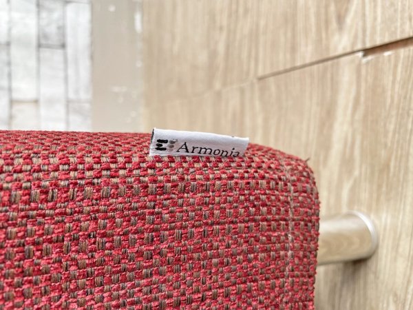 アルモニア ARMONIA ソノ SONO 3人掛けソファ & オットマン×2 クッション付 3点セット カバーリング ファブリック ダークレッド × ホワイト 定価￥99,980- ●