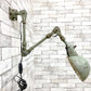 USビンテージ US vintage 3アーム ウォールランプ マシンランプ 壁付け インダストリアル 工業系 ●