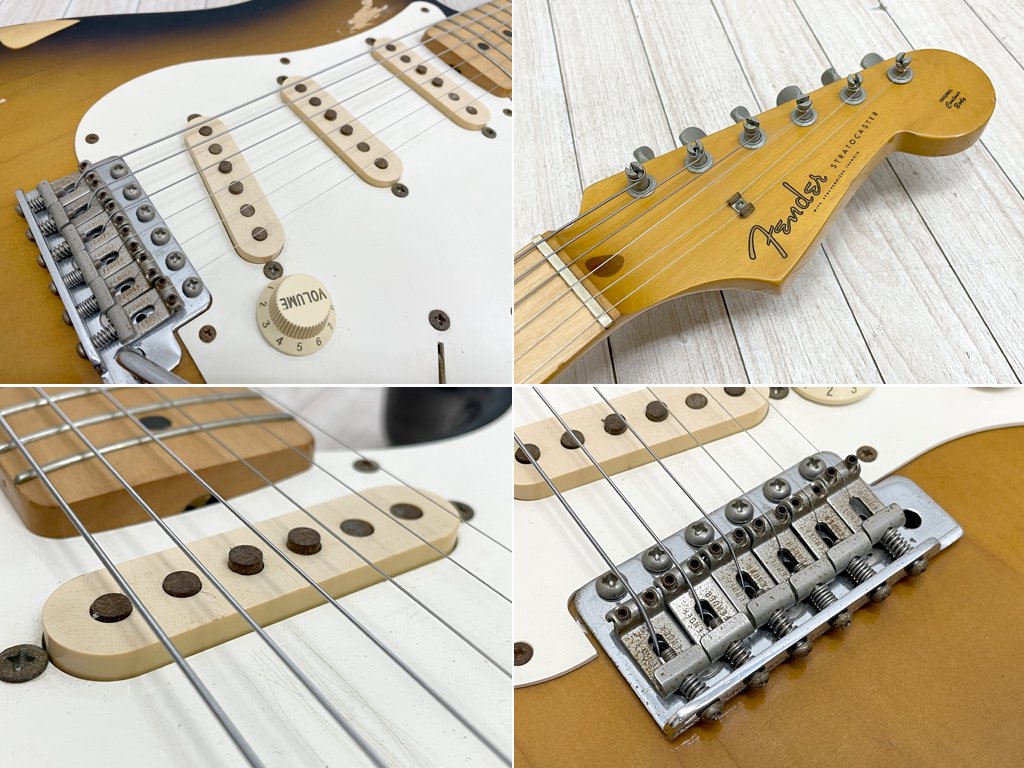 フェンダージャパン Fender Japan ST57-500 2トーンサンバースト ストラトキャスター 1991~92年製 エレキギター 現状品 ●