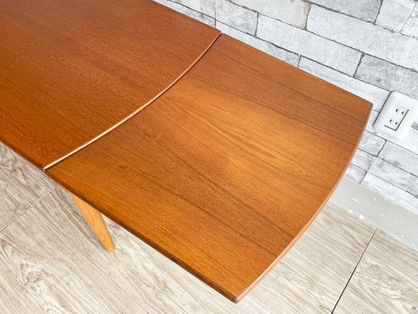 北欧ビンテージ Scandinavian vintage チーク × オーク エクステンション コーヒーテーブル ローテーブル ●