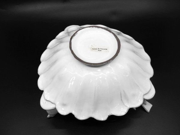 アスティエ・ド・ヴィラット Astier de Villatte マーガレット Marguerite 鳥のフルーツボウル Φ23.5cm フランス 修復痕有 ●