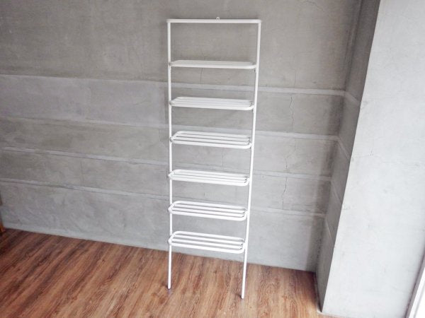 デュエンデ DUENDE ウォールラック WALL RACK 壁掛け シェルフ 7段 スチール ホワイト H180cm SEMPRE取扱い 定価:\30,800- ♪