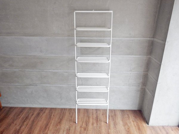 デュエンデ DUENDE ウォールラック WALL RACK 壁掛け シェルフ 7段 スチール ホワイト H180cm SEMPRE取扱い 定価:\30,800- ♪