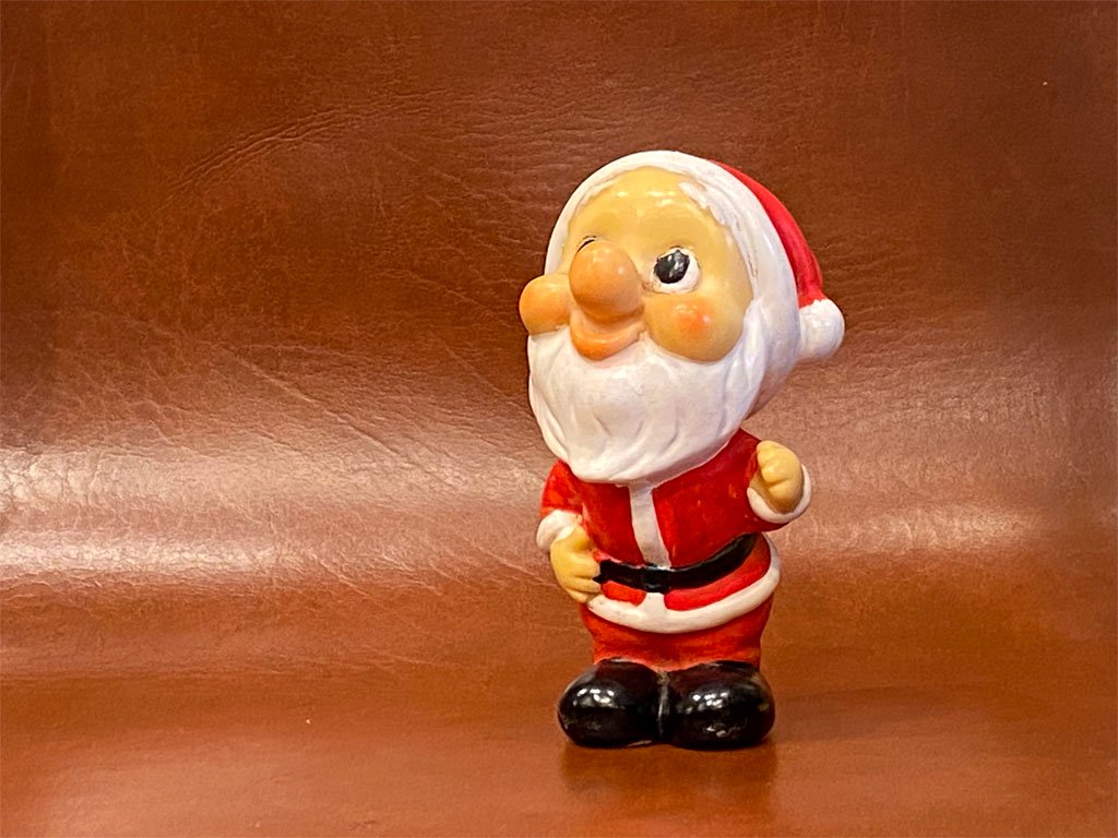 ジャパンビンテージ Japan Vintage 不二家 FUJIYA フィギュア ソフビ サンタクロース 昭和レトロ 希少 50's ■