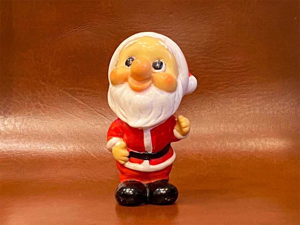 ジャパンビンテージ Japan Vintage 不二家 FUJIYA フィギュア ソフビ サンタクロース 昭和レトロ 希少 50's ■