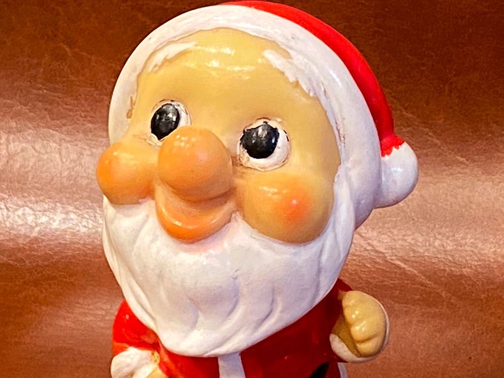ジャパンビンテージ Japan Vintage 不二家 FUJIYA フィギュア ソフビ サンタクロース 昭和レトロ 希少 50's ■