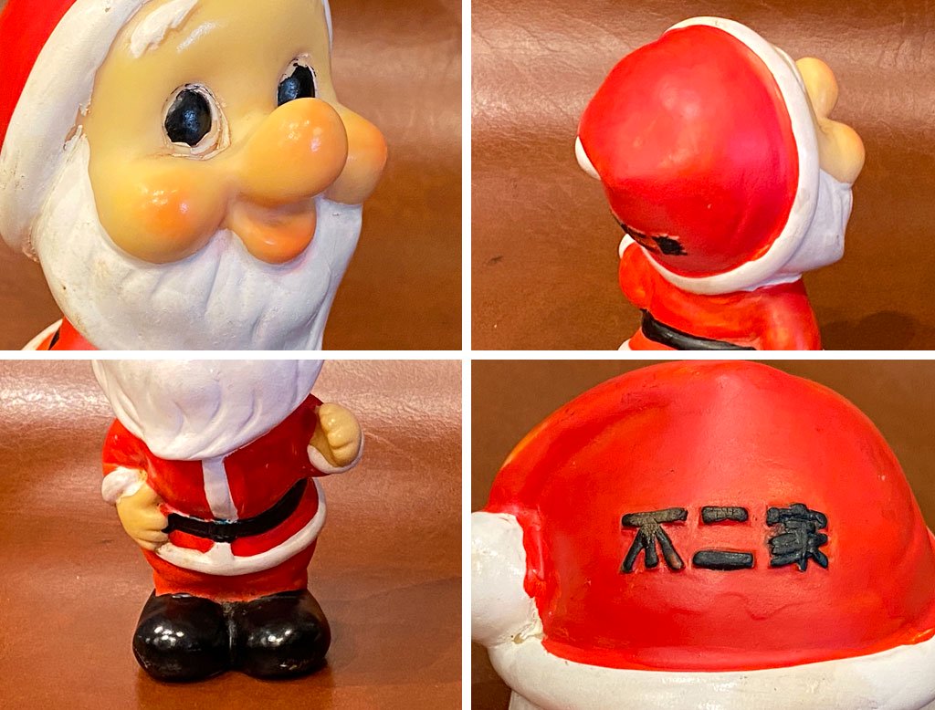 ジャパンビンテージ Japan Vintage 不二家 FUJIYA フィギュア ソフビ サンタクロース 昭和レトロ 希少 50's ■