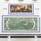 UNITED STATES 建国200年記念 1776-1976年 額装 コイン 切手 紙幣 セット 貨幣フレーム アメリカ ●