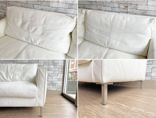 アイラーセン eilersen ストリームライン  3人掛け ソファ STREAMLINE SOFA オットマンセット 定価599,500円 現状品 ●