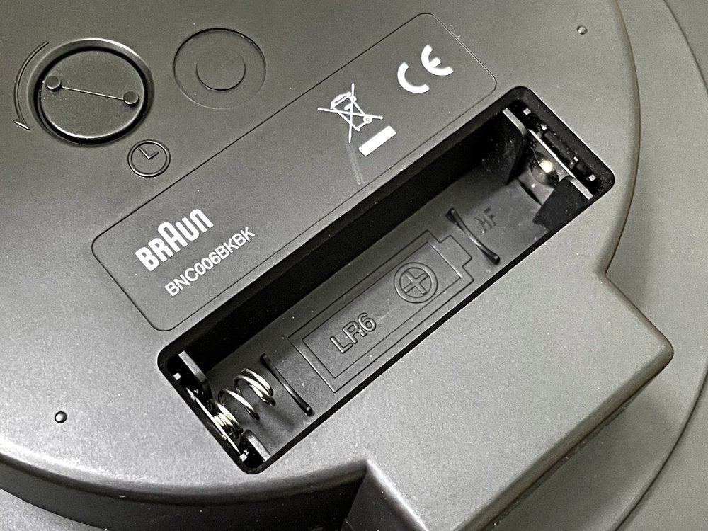 ブラウン BRAUN ウォールクロック 掛け時計 BNC006 クオーツ ブラック ABW30再現モデル ●