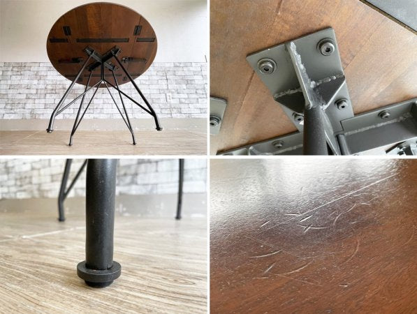 ウエストエルム West Elm バタフライダイニングテーブル Jules Drop Leaf Expandable Dining Table  ウォールナットカラー 定価約54,000円 ●