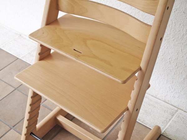 ストッケ STOKKE トリップトラップ TRIPP TRAPP ベビーチェア キッズチェア ナチュラル 現行 高さ調整可 ノルウェー 北欧家具 ◇