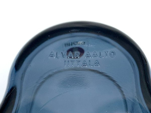 イッタラ iittala アルヴァ・アアルト コレクション ボウル ブルーベリーブルー Alvar Aalto 小物入れ ガラス 北欧雑貨 A ●