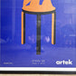 アルテック artek スツール 60 80周年記念 シルクスクリーン ポスター Kustaa Saksiデザイン 2013年 sempre購入フレーム 額装品 A1サイズ ●