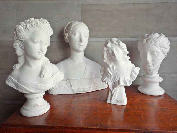 マリア・スフォルツァ 胸像 Plaster statue 石膏像 フランチェスコ・ローラナ デッサン 絵画用品 ディスプレイ オブジェ ♪