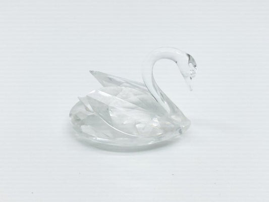 スワロフスキー SWAROVSKI 白鳥 swan クリスタルガラス オブジェ フィギュリン オーナメント インテリア ●