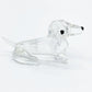 スワロフスキー SWAROVSKI ダックスフンド Dachshund 犬 クリスタルガラス オブジェ フィギュリン オーナメント インテリア ●