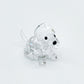 スワロフスキー SWAROVSKI プードル  poodle 犬 クリスタルガラス オブジェ フィギュリン オーナメント インテリア ●