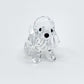 スワロフスキー SWAROVSKI プードル  poodle 犬 クリスタルガラス オブジェ フィギュリン オーナメント インテリア ●