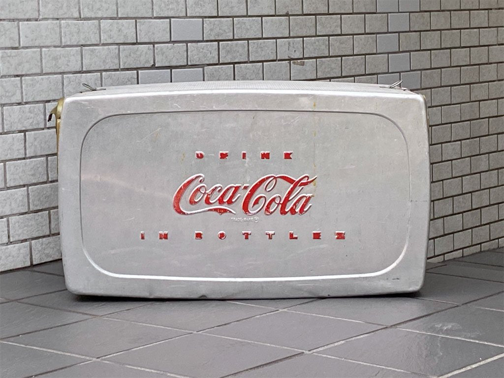 USビンテージ US Vintage コカ・コーラ Coca Cola クーラーボックス アイスボックス トレー ホース 付き 50's ■