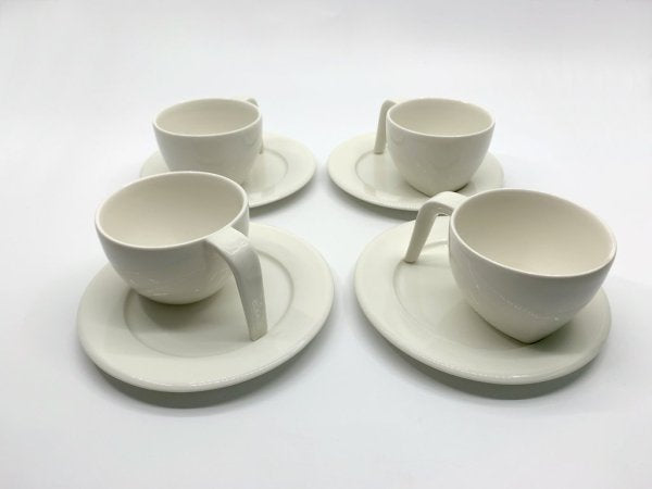 イッタラ iittala エゴ Ego コーヒー カップ&ソーサー C&S ホワイト ステファン・リンドフォース 北欧食器 廃番 A ●