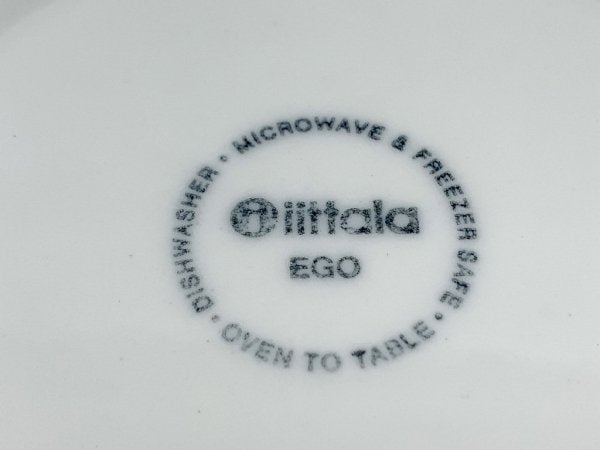 イッタラ iittala エゴ Ego コーヒー カップ&ソーサー C&S ホワイト ステファン・リンドフォース 北欧食器 廃番 D ●