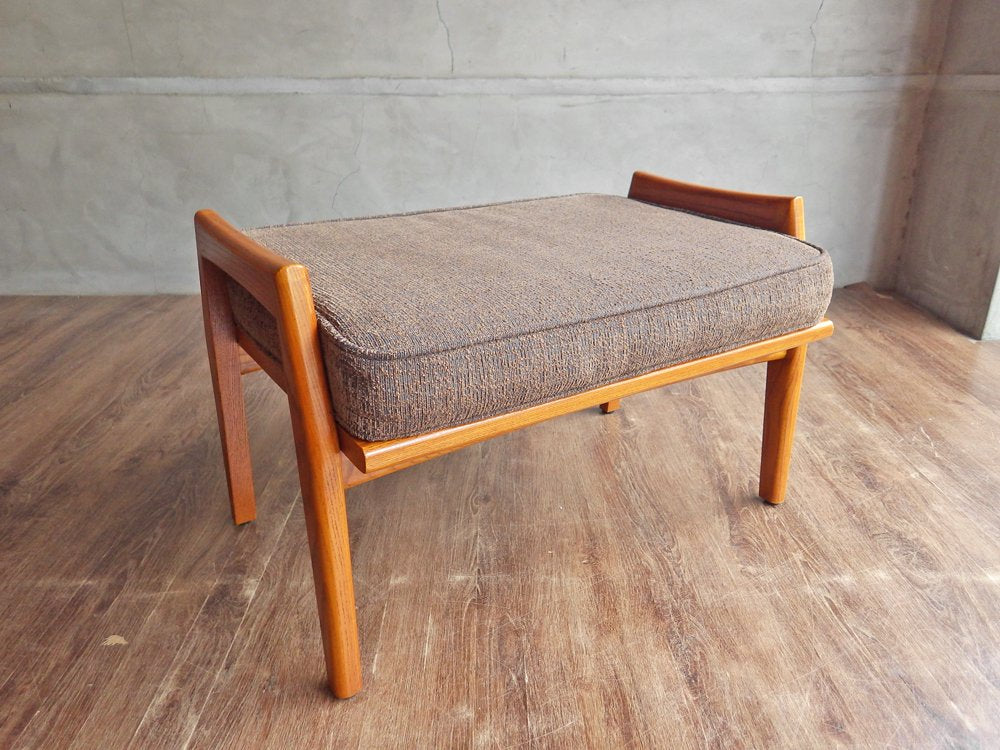 アクメ ファニチャー ACME Furniture デルマー オットマン DELMAR OTTOMAN ファブリック ジーマ生地 グレージュ  アッシュ材 廃番 ♪