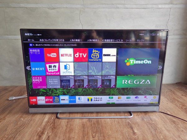 東芝 TOSHIBA レグザ REGZA 40V型 液晶テレビ 40V30 ネット動画・W録画・4K対応 トリプルチューナー LED 2016年製♪