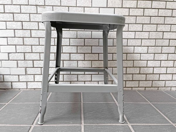 リオン LYON ファクトリースツール FACTORY STOOL グレー Sサイズ P.F.S取扱 インダストリアル ガレージ ■