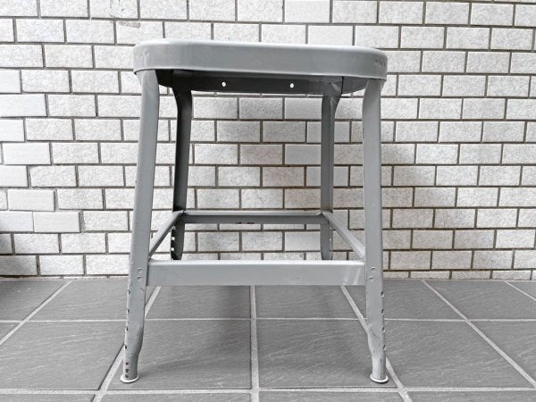 リオン LYON ファクトリースツール FACTORY STOOL グレー Sサイズ P.F.S取扱 インダストリアル ガレージ ■