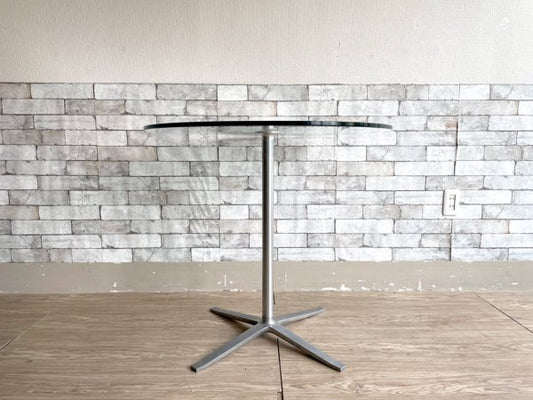 ウォルターノル WALTER KNOLL エックステーブル X-Table カフェテーブル ガラストップ Pearson Lloyd モダンデザイン ドイツ ●