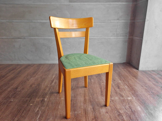 パシフィックファニチャーサービス PACIFIC FURNITURE SERVICE P.F.S. DHダイニングチェア DH DINING CHAIR 
 ビーチ 定価45,100円 現状品 ♪