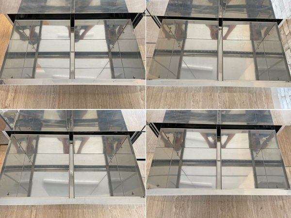 オーダーメイド 大型ステンレスキャビネット 304ステンレス ファイリングキャビネット キッチン収納 店舗什器 モダンデザイン ●