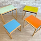 ジョセフ・アルバース Josef Albers ネスティングテーブル Nesting Tables ガラストップ ネストテーブル MoMAデザインストア取り扱い バウハウス 定価\282,480- ●