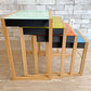 ジョセフ・アルバース Josef Albers ネスティングテーブル Nesting Tables ガラストップ ネストテーブル MoMAデザインストア取り扱い バウハウス 定価\282,480- ●