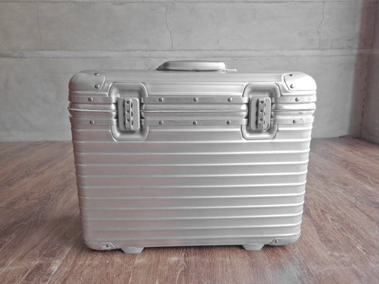 リモワ RIMOWA トパーズ パイロット TOPAS PILOT トローリー 2輪 アルミ スーツケース キャリーケース 29L 廃番 希少 現状品 ♪