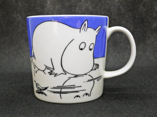 アラビア ARABIA ムーミン マグカップ ムーミントロールオンアイス Moomintroll on ice 廃番 希少 ♪