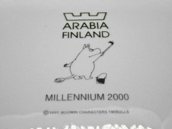 アラビア ARABIA ムーミンシリーズ Milennium wall plate ミレニアム ウォールプレート 2000年 トーベ・ヤンソン 希少 ♪