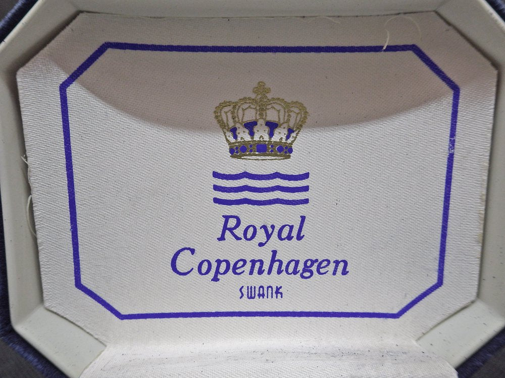 ロイヤルコペンハーゲン Royal Copenhagen カフス ネイビー × ゴールド デンマーク 北欧雑貨♪